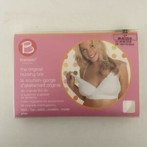 Bravado Original Nursing Bra Plus Style 1012 White Size L+ 38-42 DD-E NEW